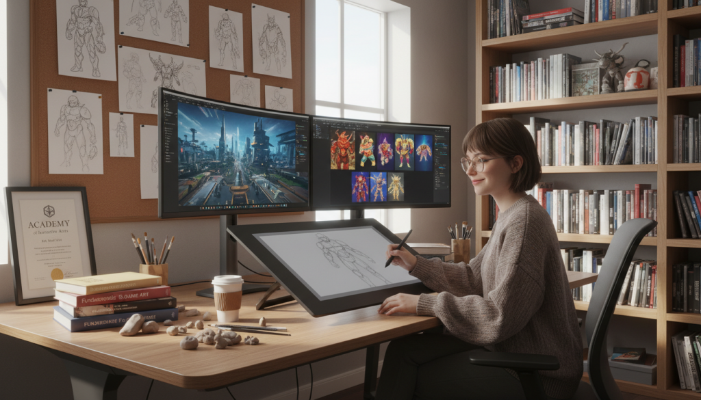 découvrez comment devenir game artist grâce à notre guide complet couvrant les meilleures écoles, formations essentielles et compétences indispensables pour réussir dans ce métier passionnant.