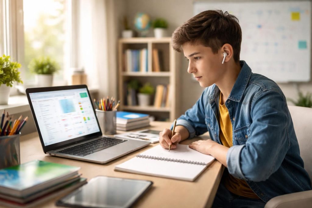 découvrez notre soutien scolaire en ligne pour progresser efficacement, avec des cours personnalisés adaptés à vos besoins.
