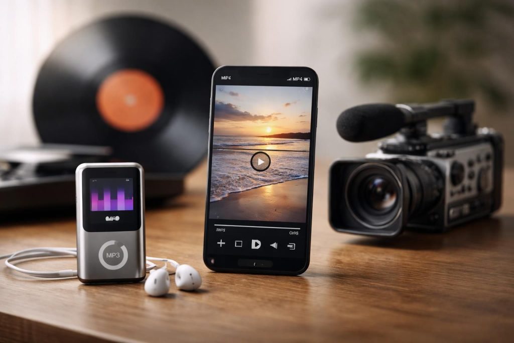 découvrez 4 formats de fichiers audio et vidéo pour répondre à tous vos besoins multimédias facilement et rapidement.